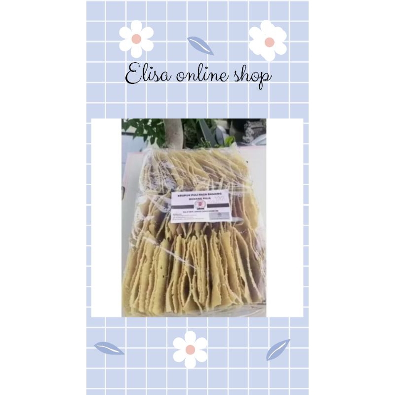 

ELZ9-Krupuk puli benang raja 1 kg / gendar Karak / krupuk nasi /krupuk beras