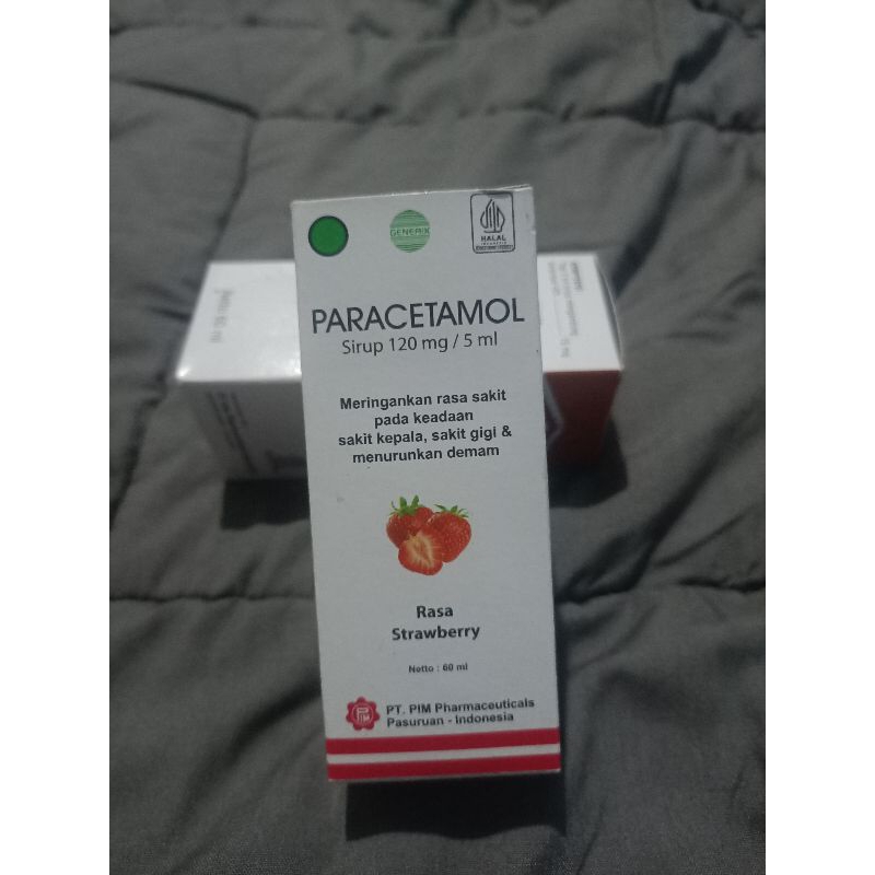 

Paracetamol sirup rasa strawberry. EXP 24 03 2027