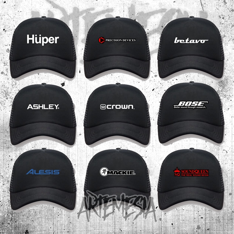 Topi Jaring Topi Trucker Topi Soundsystem Huper Ashley Alesis Crown