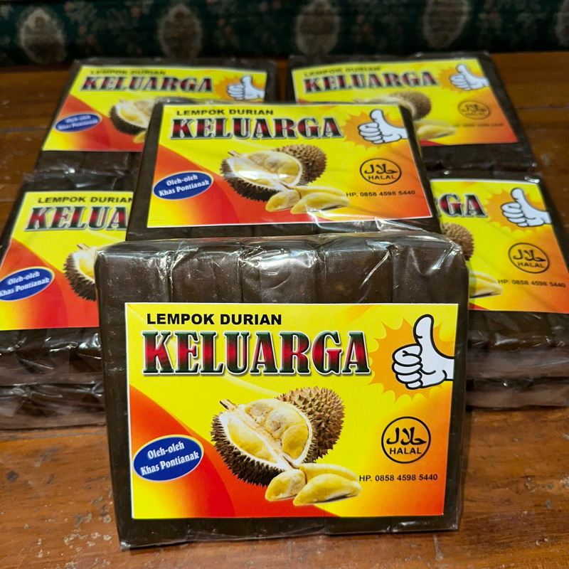 

Lempok/Dodol Durian Keluarga 1Kg Asli 100% Khas Pontianak