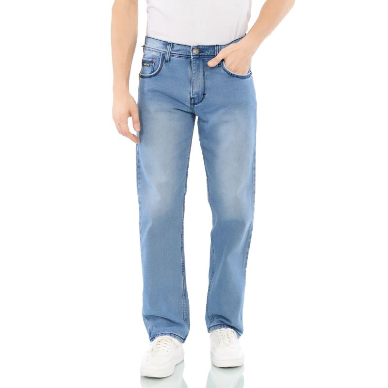 ZEG jeans casual pants big size celana pria denim selvedge premium panjang basic