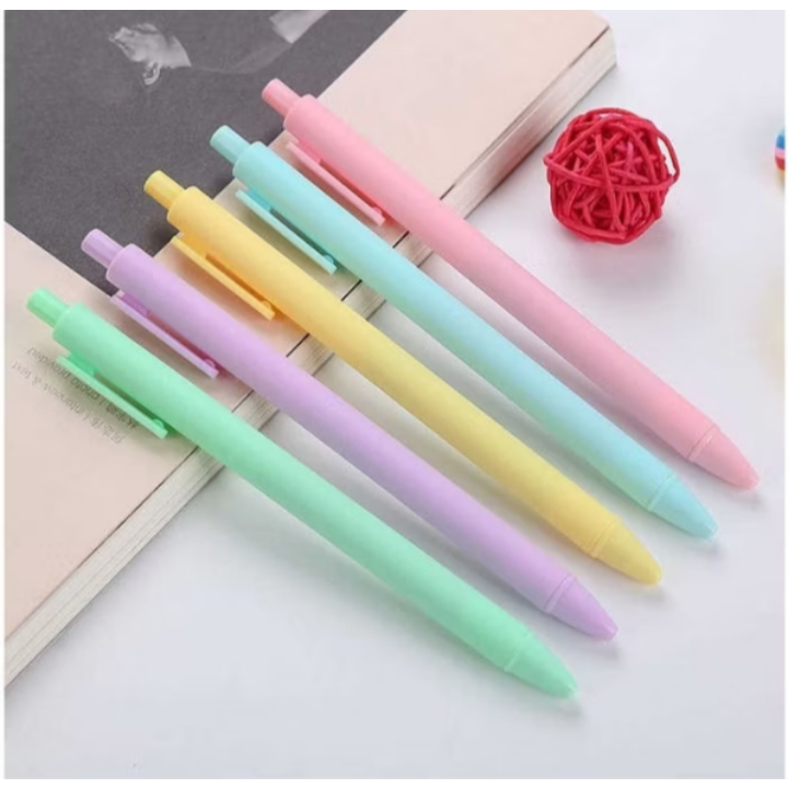 

Pena Cetekan Macaroon Pulpen Warna Pastel Alat Tulis Sekolah Kantor Pen Warna Warni Bolpoint Polos Tinta Hitam