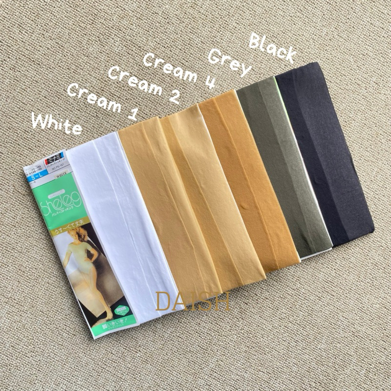 STOKING SHELEG STOCKING CELANA WARNA KULIT TEBAL DEWASA HITAM PUTIH BISA INSTANT