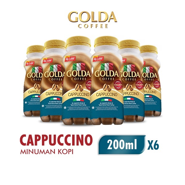 

Golda Coffee Rasa Cappuccino dan Latte Per Lusin isi 12 Botol