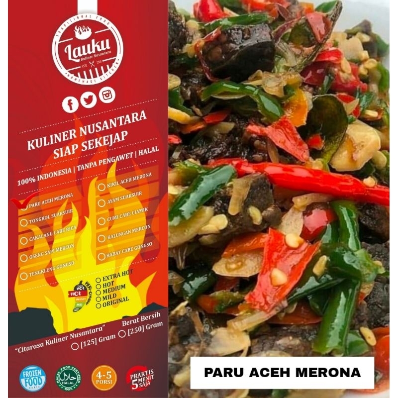 

Paru Aceh Merona 250gr | Oseng Paru Pedas | Paru Mercon by Lauku Kuliner Nusantara