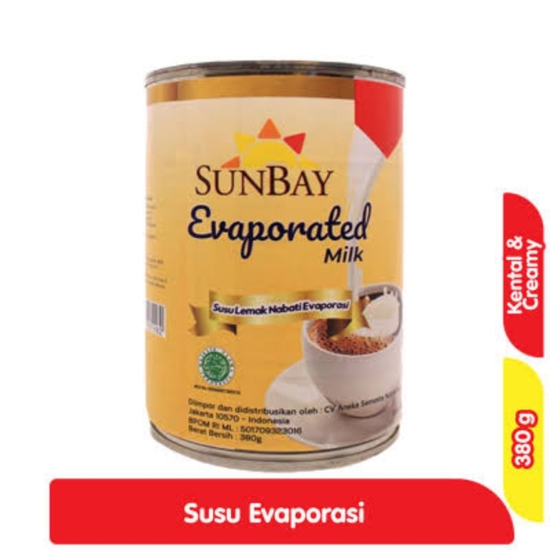 

SUNBAY EVAPORASI KALENG 380GR HARGA CAKEP