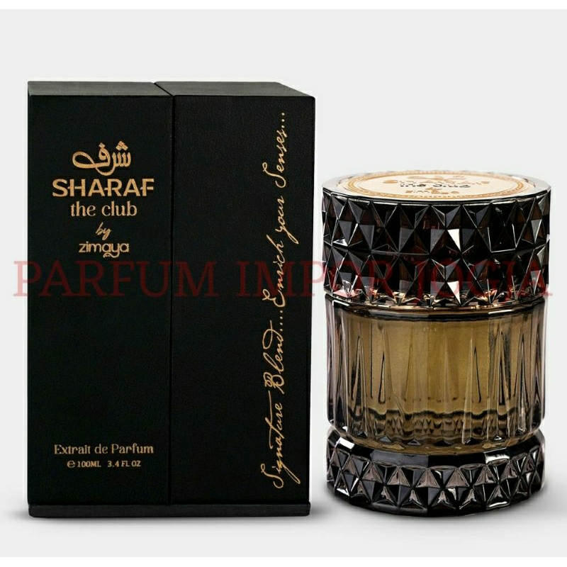 Parfum Pria  Zimaya Sharaf The Club Extrait de Parfum 100ml BNIB
