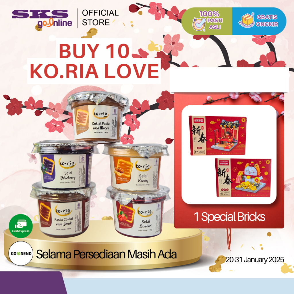 

Buy 10 Koria Love, Get 1 Special Bricks