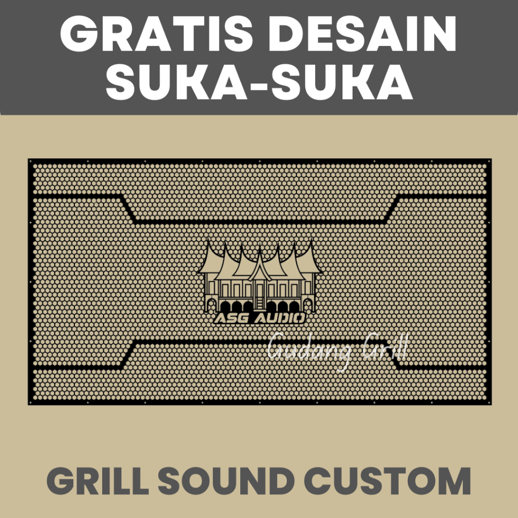 GUDANG GRILL - Grill Box Speaker 12 Inc Line Array