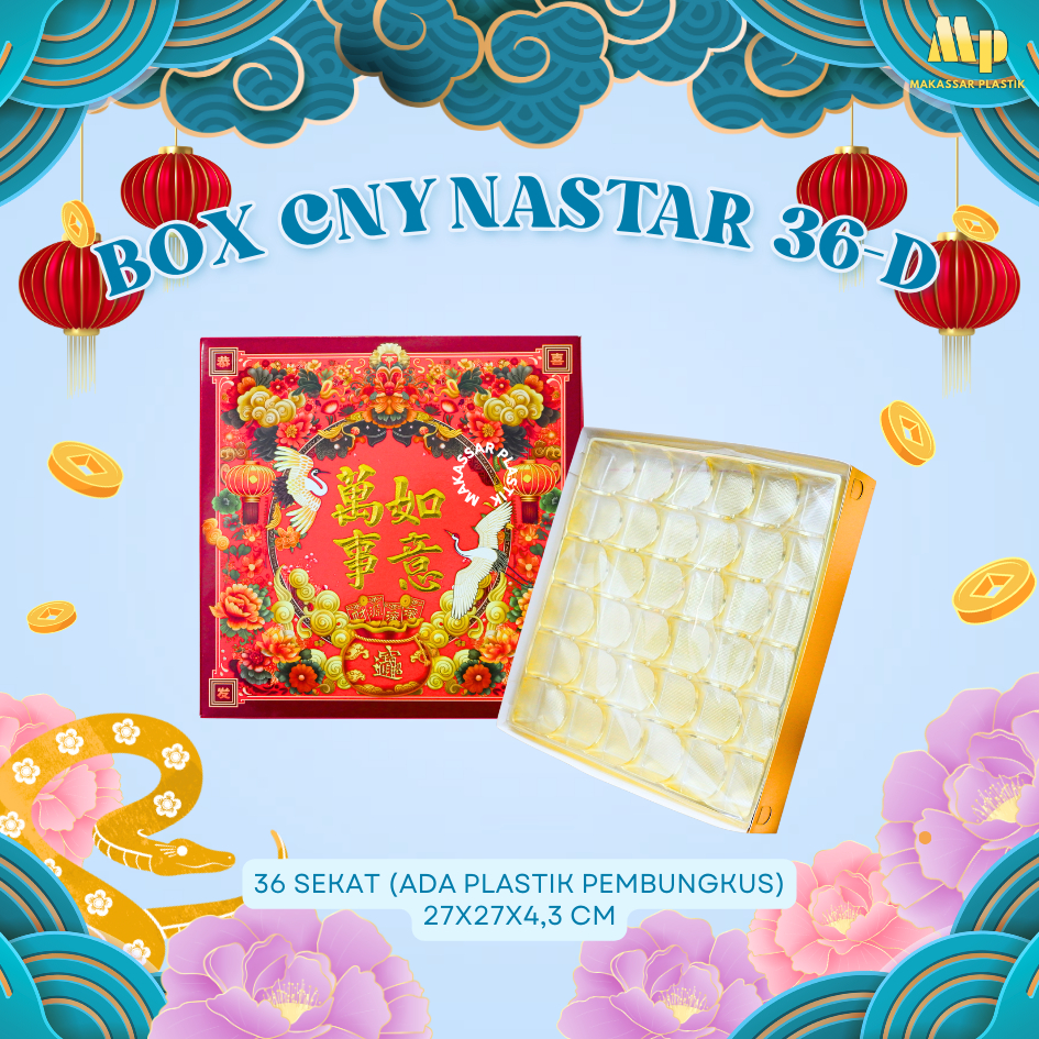

BOX CNY NASTAR 36-D / KOTAK NASTAR 36 / DUS CNY NASTAR 36-D @12 LBR