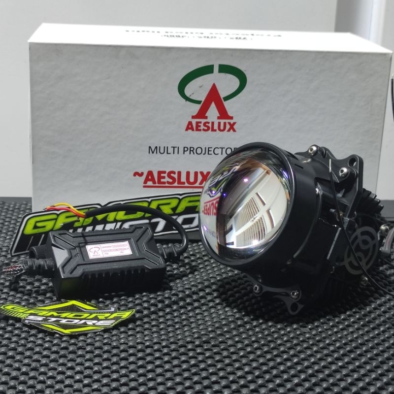 LAMPU BILED AESLUX DEMON EYES AESLUX SUPER 3 INCH DEMON EYES BLUE LENS 12V