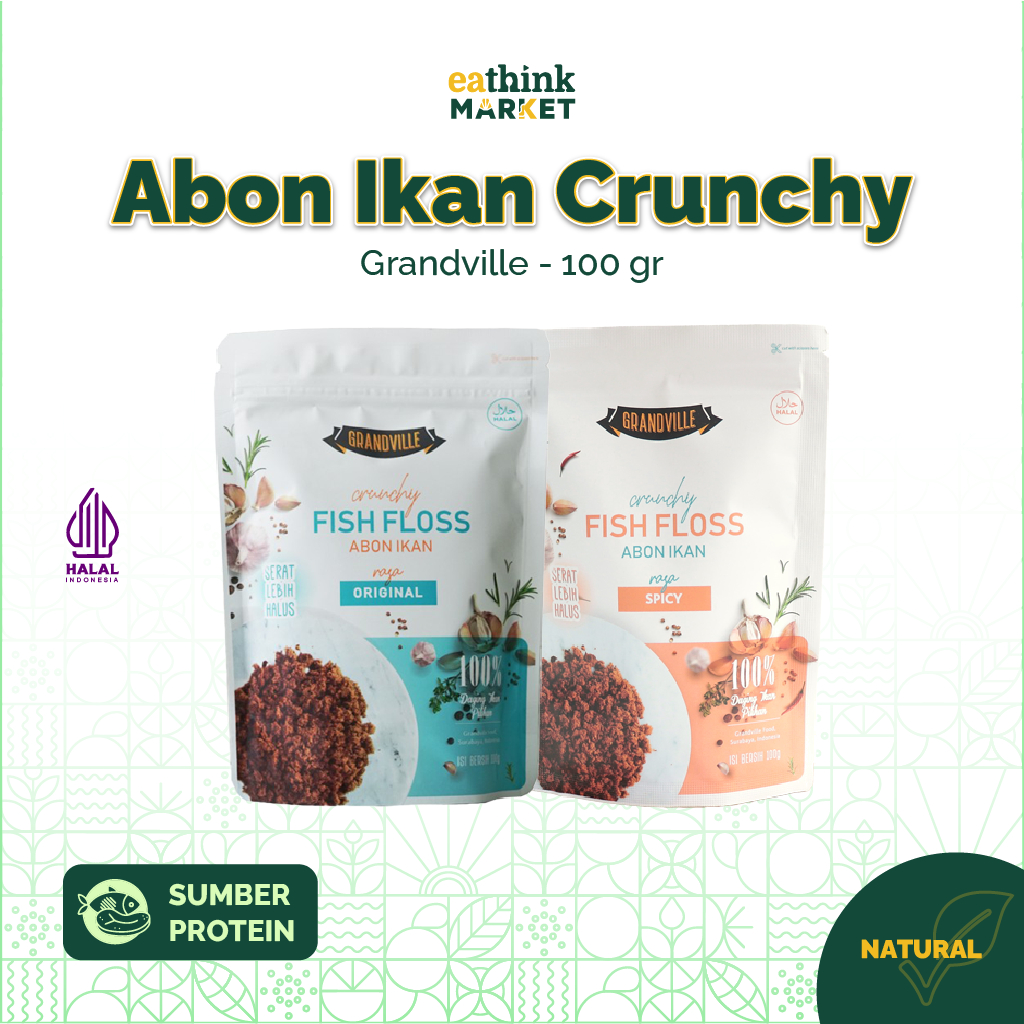 

Abon Ikan Crunchy Asli Tanpa MSG - Grandville 100g