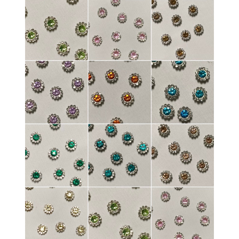 Payet Cangkang Bunga Matahari/ Diamond Cangkang Bunga Matahari ukuran 10mm