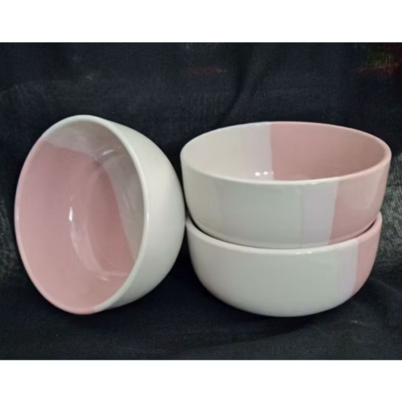 P61 - MANGKOK KERAMIK KAIBON MANGKOK GRADASI/TWO TONE