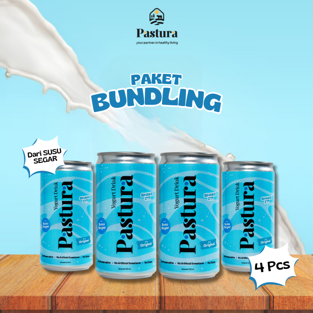 

Yogurt Drink Pastura Original, Special Bundling 4Pcs