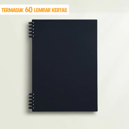 Notebook Aesthetic Buku Tulis Binder 360 Derajat Lose Leaf Binder Kuliah Buku Catatan Stationery