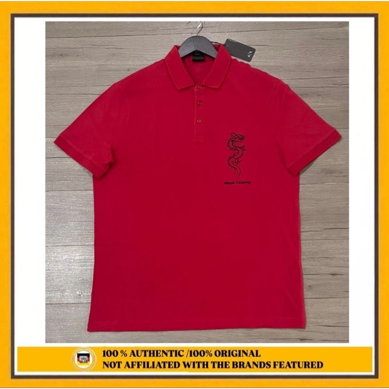A*RM*NY .EX MEN POLO RED DRAGON YEAR (100% AUTHENTIC)-POLO PRIA