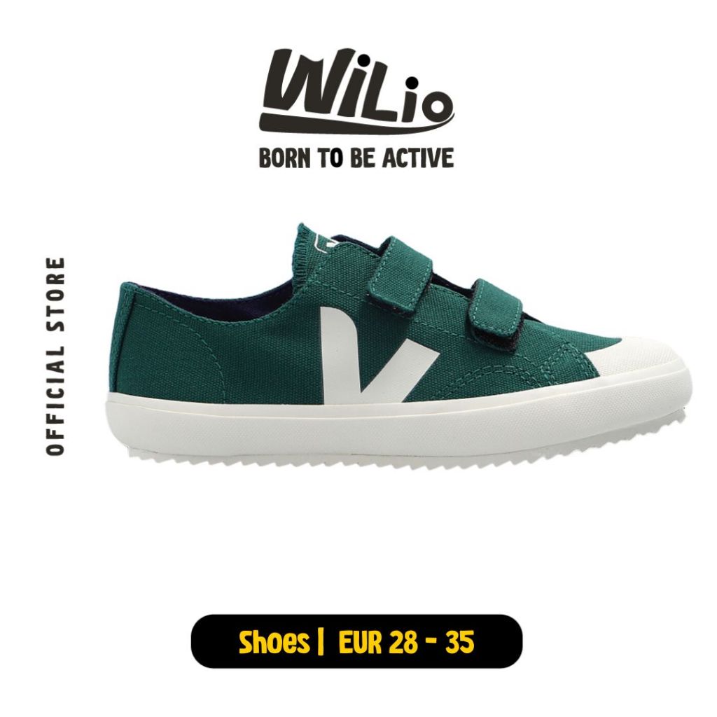 VEJA Small Ollie OV0102836C- Sepatu Anak (Hijau)