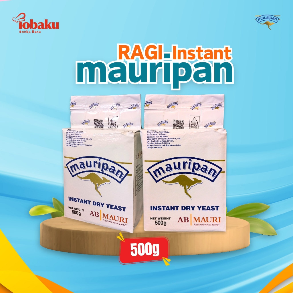 

Ragi Instan MAURIPAN Import Instant Dry Yeast Kemasan 500g _