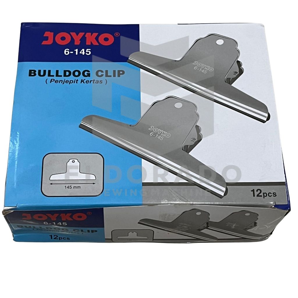 JEPIT BAHAN / PENJEPIT KERTAS JOYKO 6-145 145MM BULLDOG CLIP