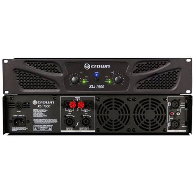 POWER AMPLIFIER CROWN XLI-2500 POWER AMPLI 2 CHANNEL 450 WATT ORIGINAL GARANSI RESMI 1 TAHUN