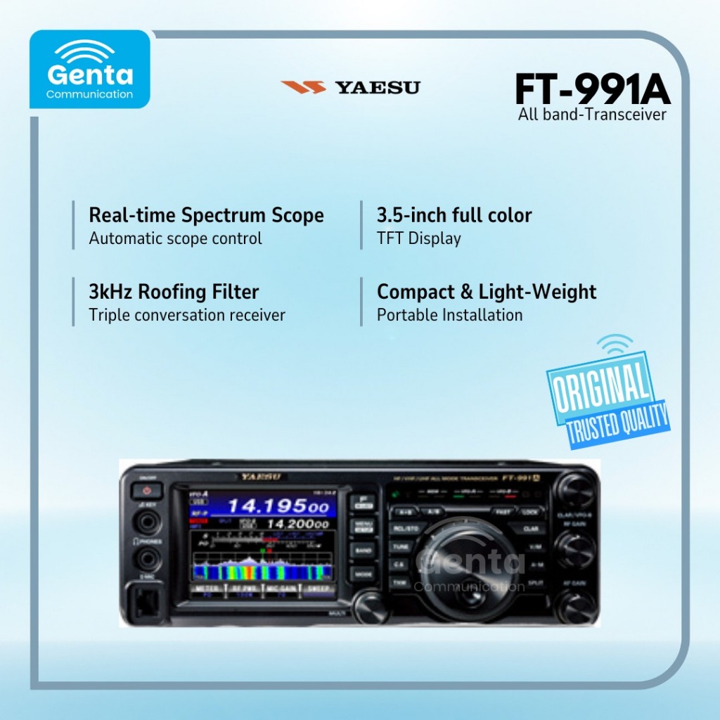 SSB YAESU FT-991A / YAESU FT991A DUAL BAND VHF UHF GARANSI BARU ORIGINAL TERMURAH