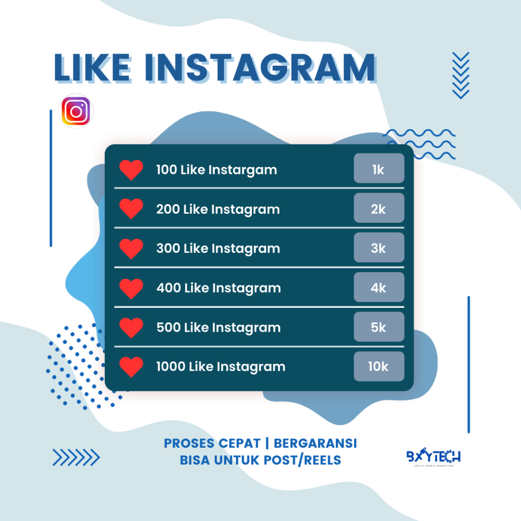 Like Sosmed IG Instan, Like Murah Bergaransi