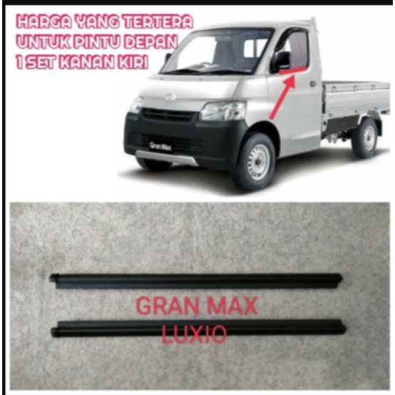 WEATHERSTRIP PLIPIT LIS MOLDING KARET KACA PINTU DEPAN GRAN MAX LUXIO