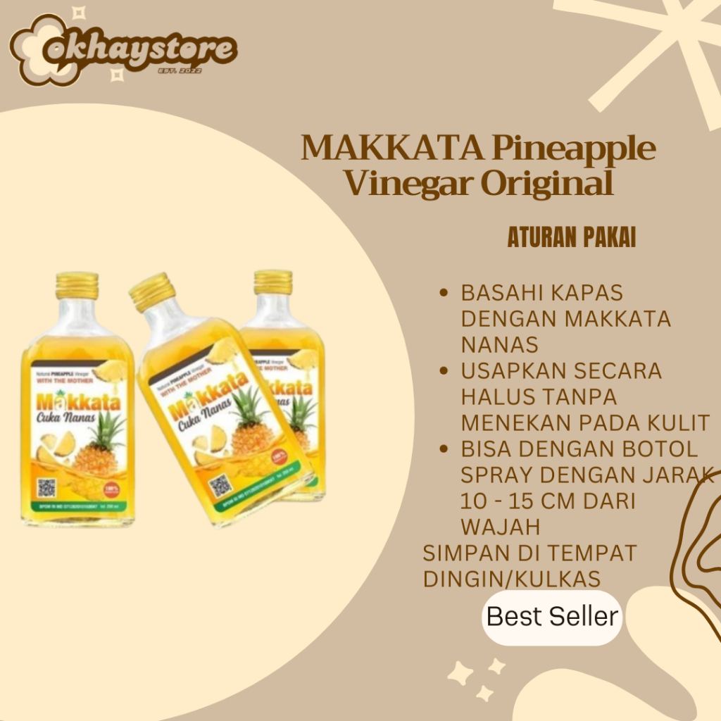 

Termurah MAKKATA Cuka Nanas Makkata Cuka Nanas Tahan Suhu Ruangan Organic With The Mother Cuka Sari Nanas Original