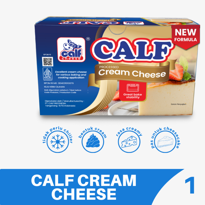 

Cream Cheese Calf 1kg ( Bisa ekspedisi)