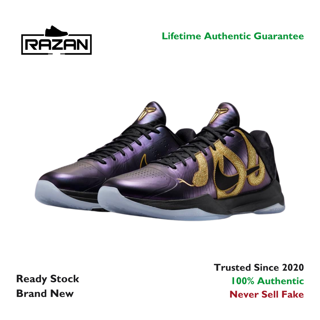 Nike Kobe 5 Protro Year of the Mamba Eggplant 100% Authentic Original IB4481500