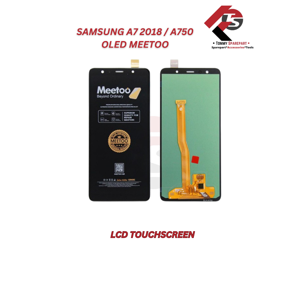 LCD TOUCHSREEN SAMSUNG A7 2018 / A750 OLED MEETOO KUALITAS ORIGINAL