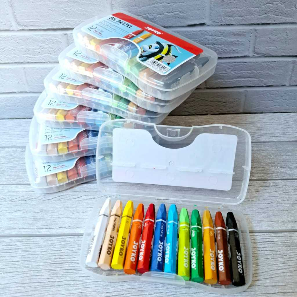 

Crayon / Oil Pastel Titi Joyko 12 Warna
