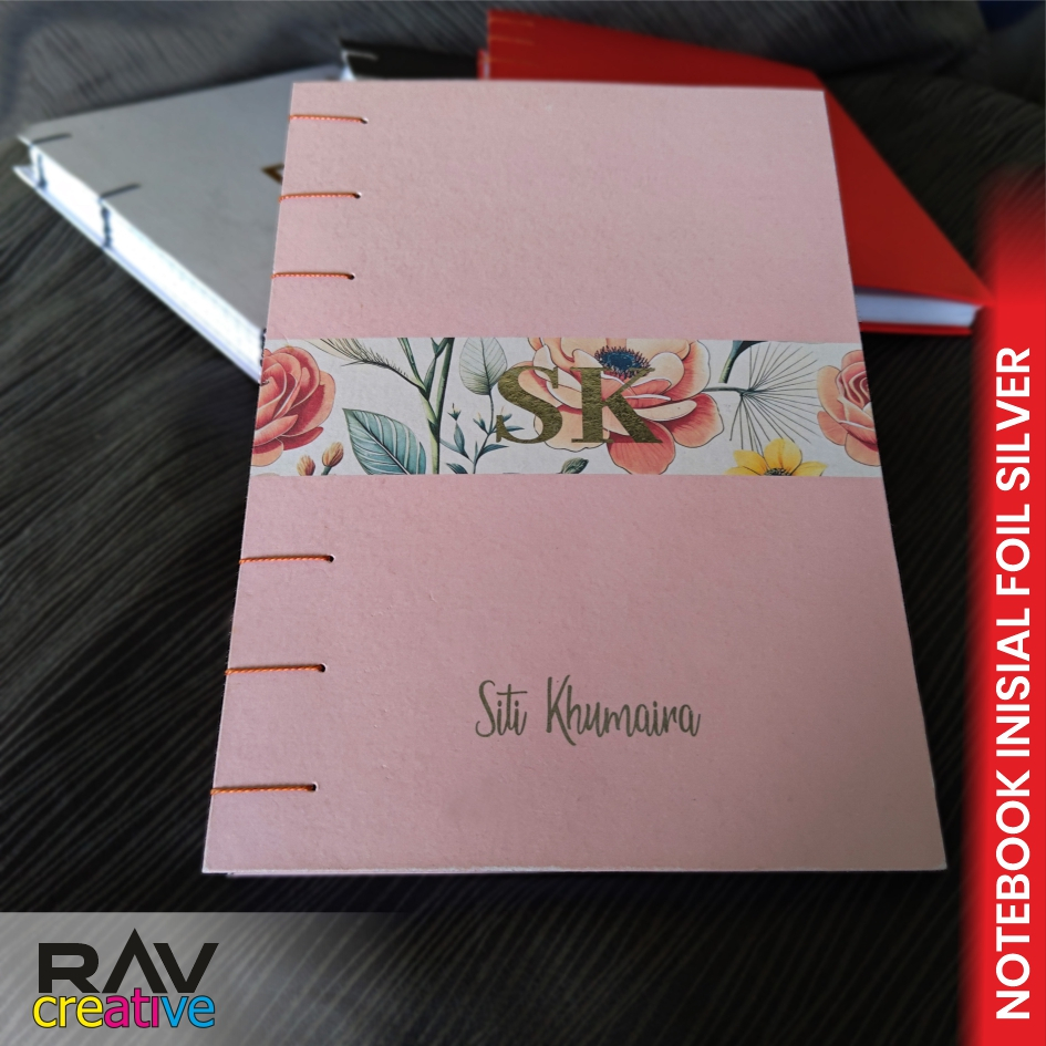 

NOTEBOOK NOTEPAD NOTES BUKU JOURNAL BUKU DIARY AESTHETIC FLORAL HARDCOVER UKURAN A5 FOIL