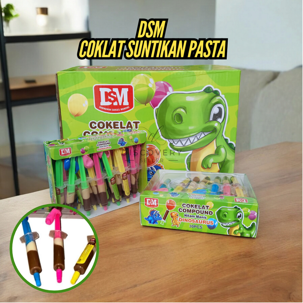 

Coklat Suntikan Compound Chocolate Paste DSM 1 Box Isi 30 PCS