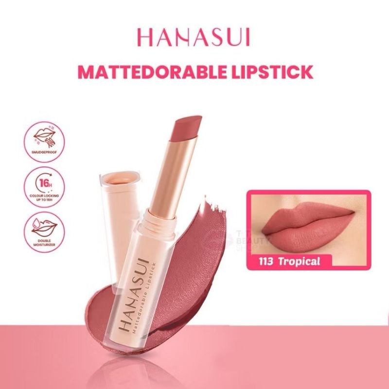 HANASUI MATTEDORABLE LIPSTIK
