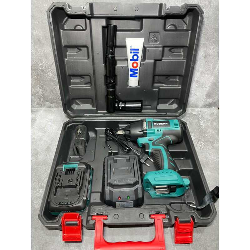 Mesin impact wrench m-65 modern / impact wrench m65 modern / mesin bor impact wrench cordless m65 pe