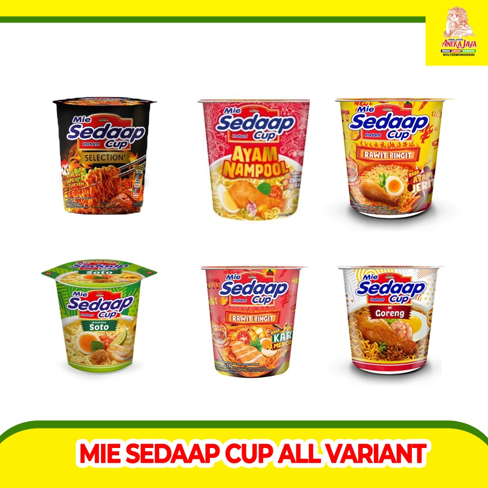 

MIE SEDAAP CUP ALL VARIANT