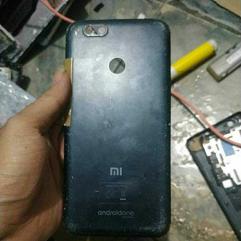 BACKDOOR BEKAS REDMI MI A1 KACA KAMERA PECAH