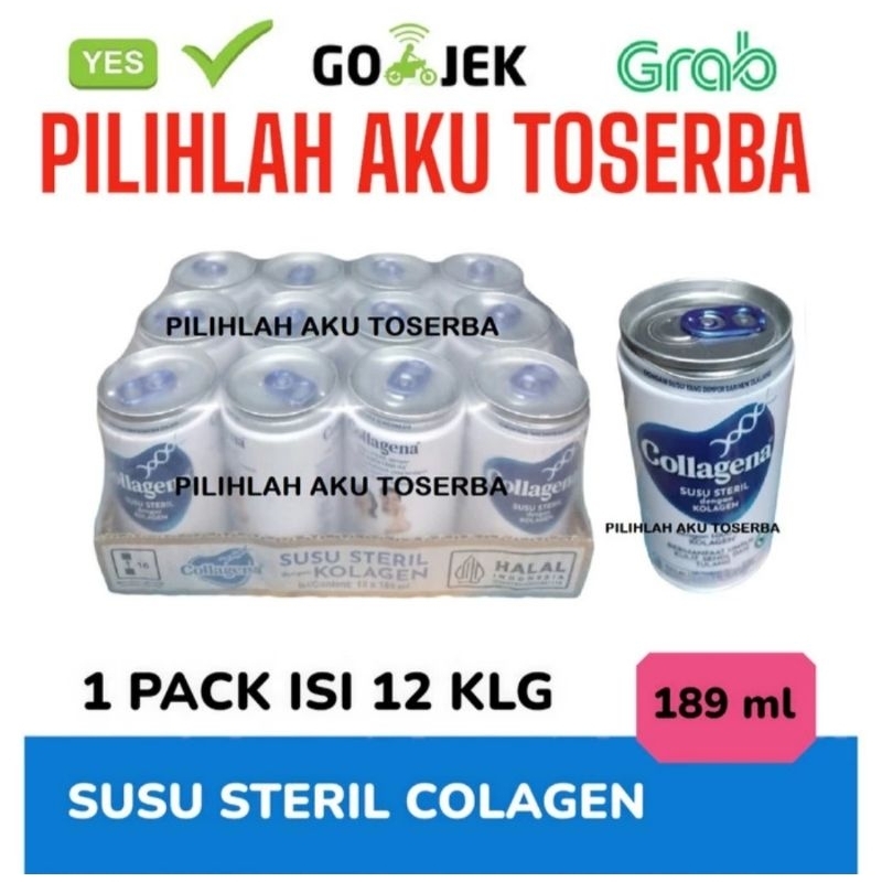 

Collagena Susu Steril 189ml 1 pack 12 pcs