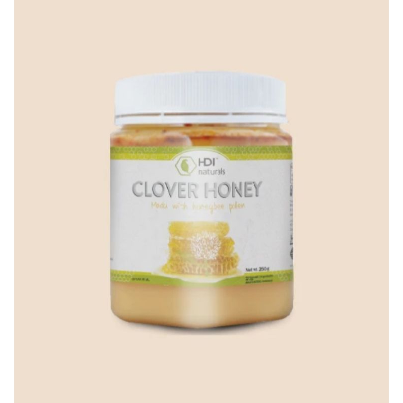 

madu clover honey 250gr 2028 free sendok kayu