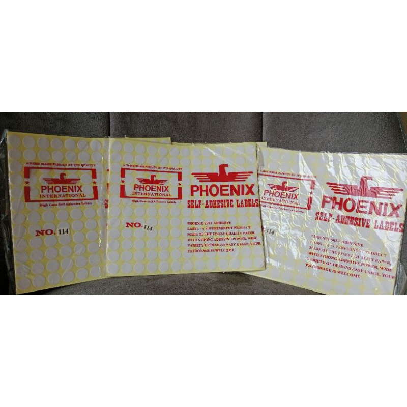 

Label harga sticker bulat 114 phoenix. 1 pack isi 7 lembar.