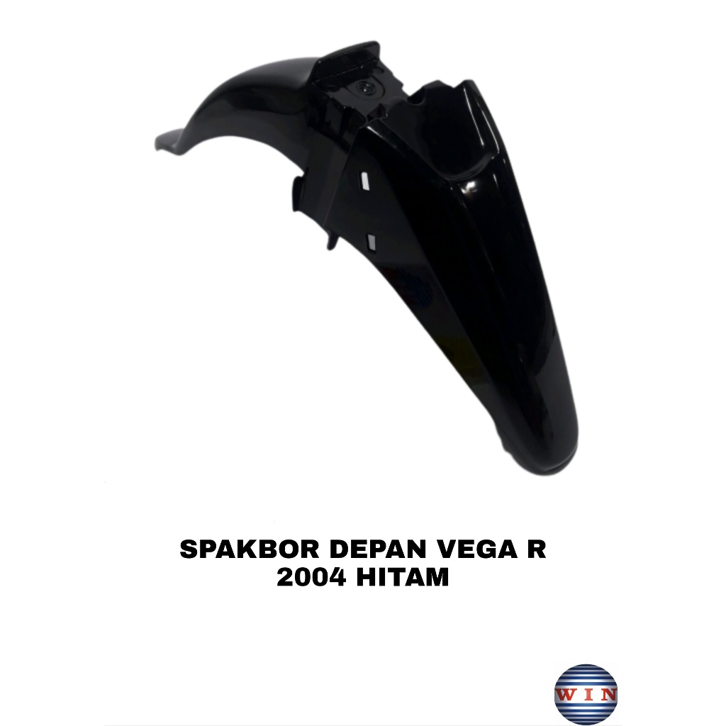 FRONT FENDER VEGA R 2004 HITAM / SPAKBOR DEPAN VEGA R LAMA HITAM & TUTUP SHOCK HITAM MERK WIN