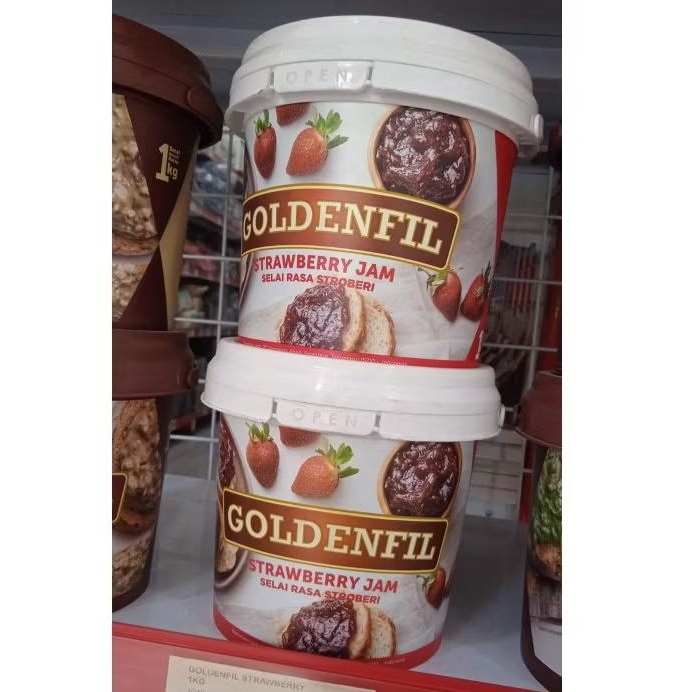 

Goldenfill Selai rasa Stroberi / Strawberry Jam 1kg