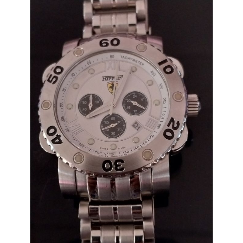 FERRARI Jam Tangan Pria chrono aktif second 1289