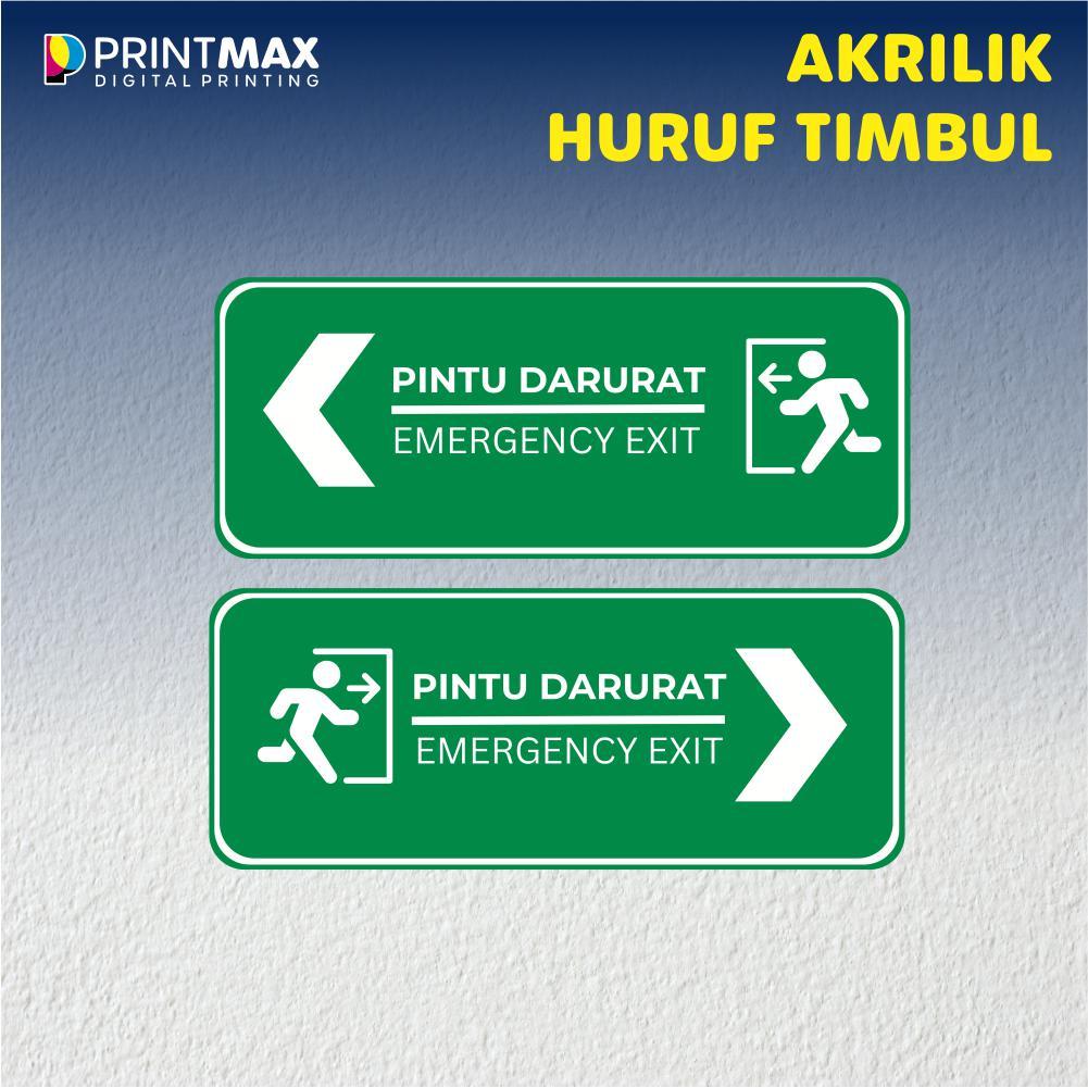 

Sign Board Akrilik "Pintu Darurat