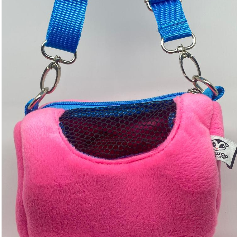 ADEWAP GLIDER - Lady Bag Travel Bonding Pouch Tas Hewan untuk Sugar Glider SG Motif Perempuan