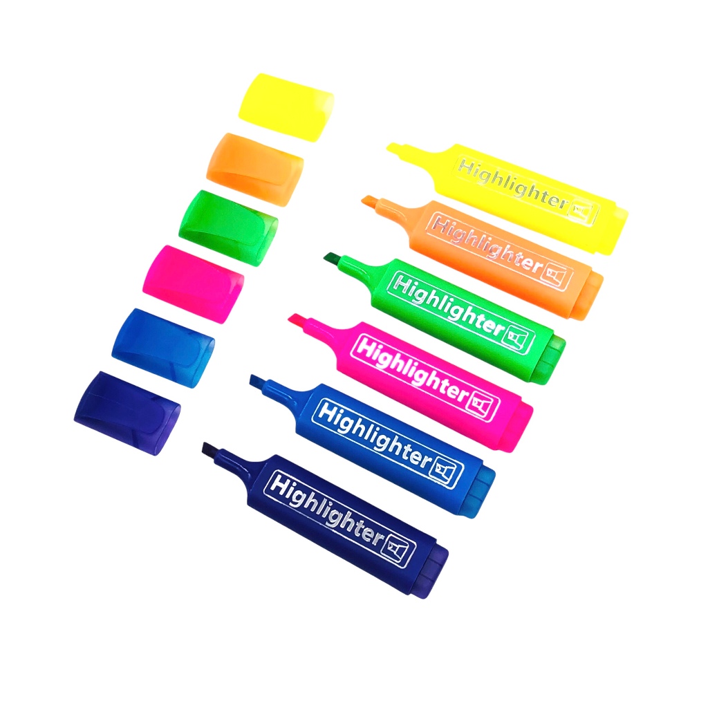 

(6 PCS) STABILO VANCO HL-6810+ POUCH / HIGHLIGHTER PEN