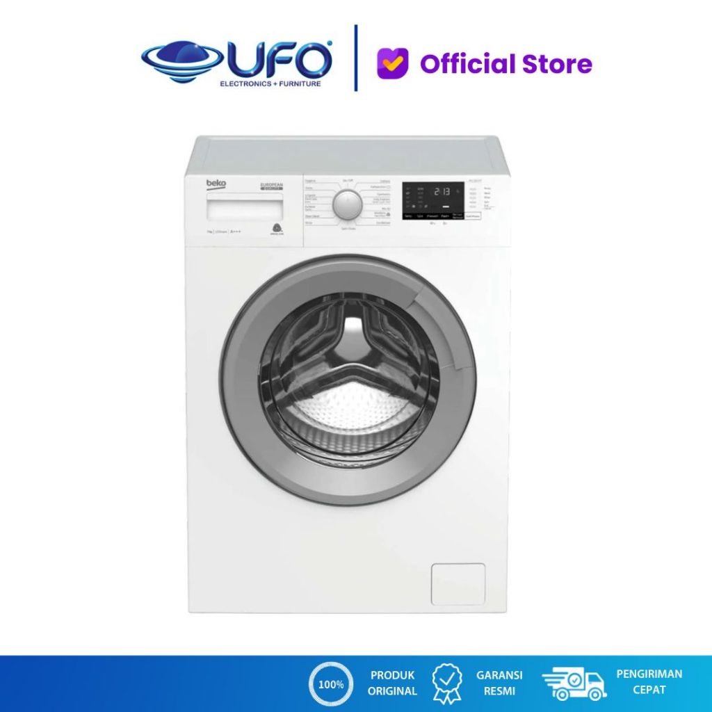 BEKO MESIN CUCI FRONT LOAD NON INVERTER 7 KG WCV7612XS0 WCV 7612 XS0