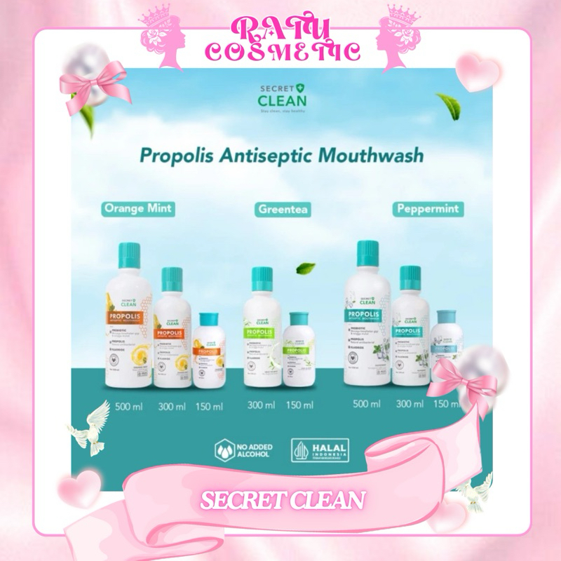 Secret Clean Propolis Antiseptic Mouthwash